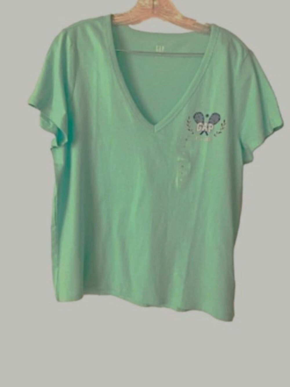 NWOT Gap Factory Cotton Mint T-Shirt Women's Large